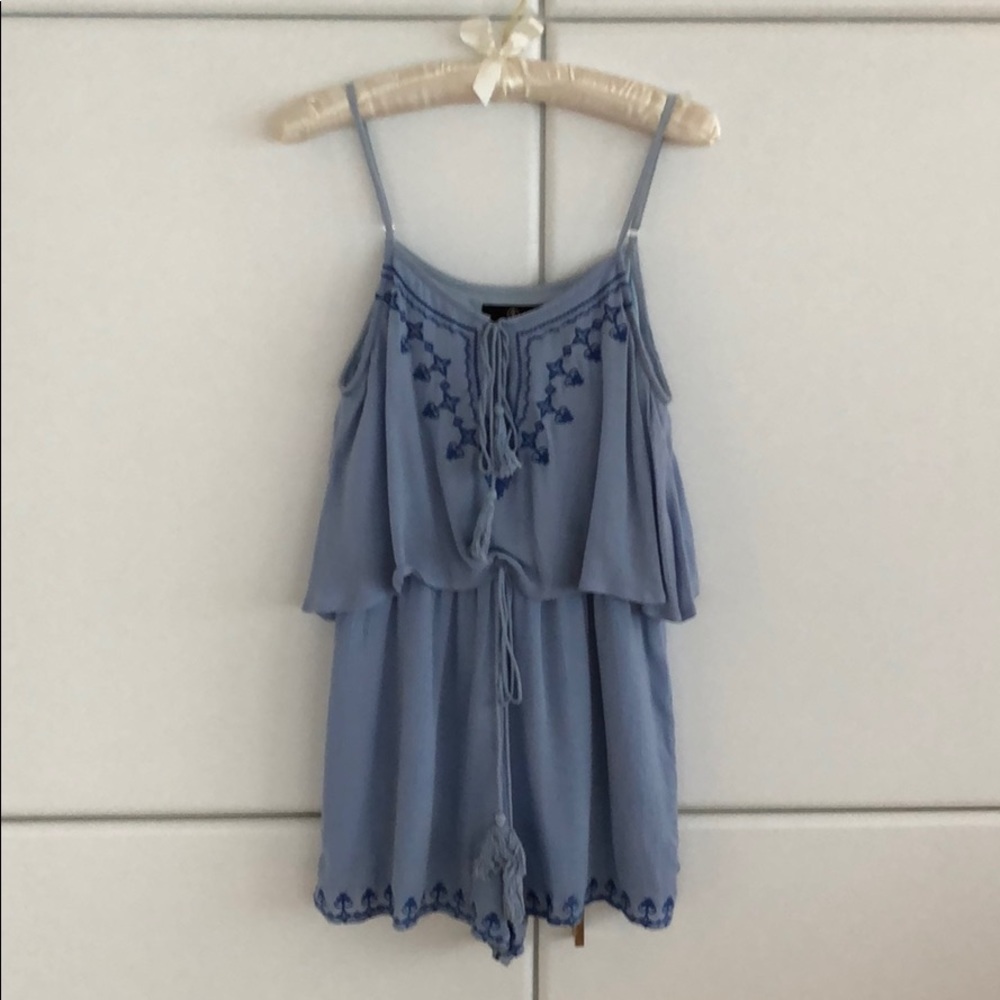 Miss guided light blue Romper